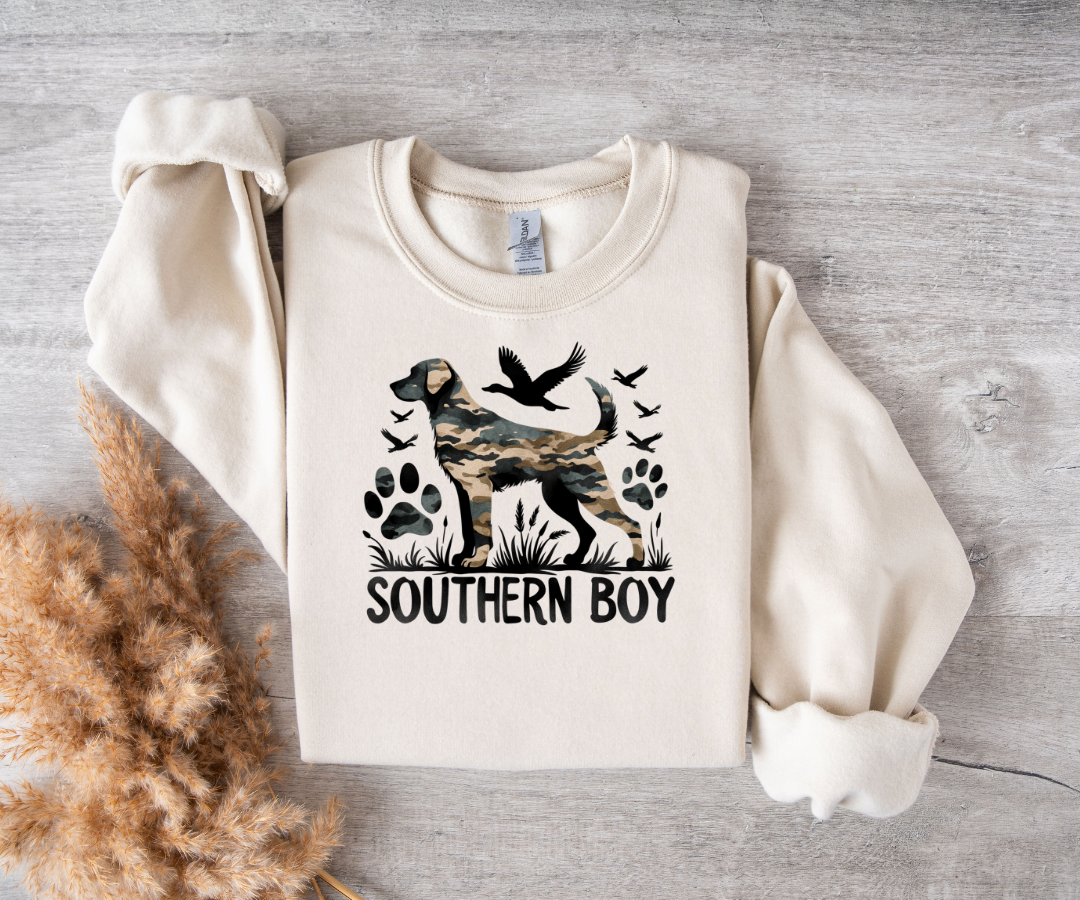 BOYS Camo Southern Boy Black and Grey