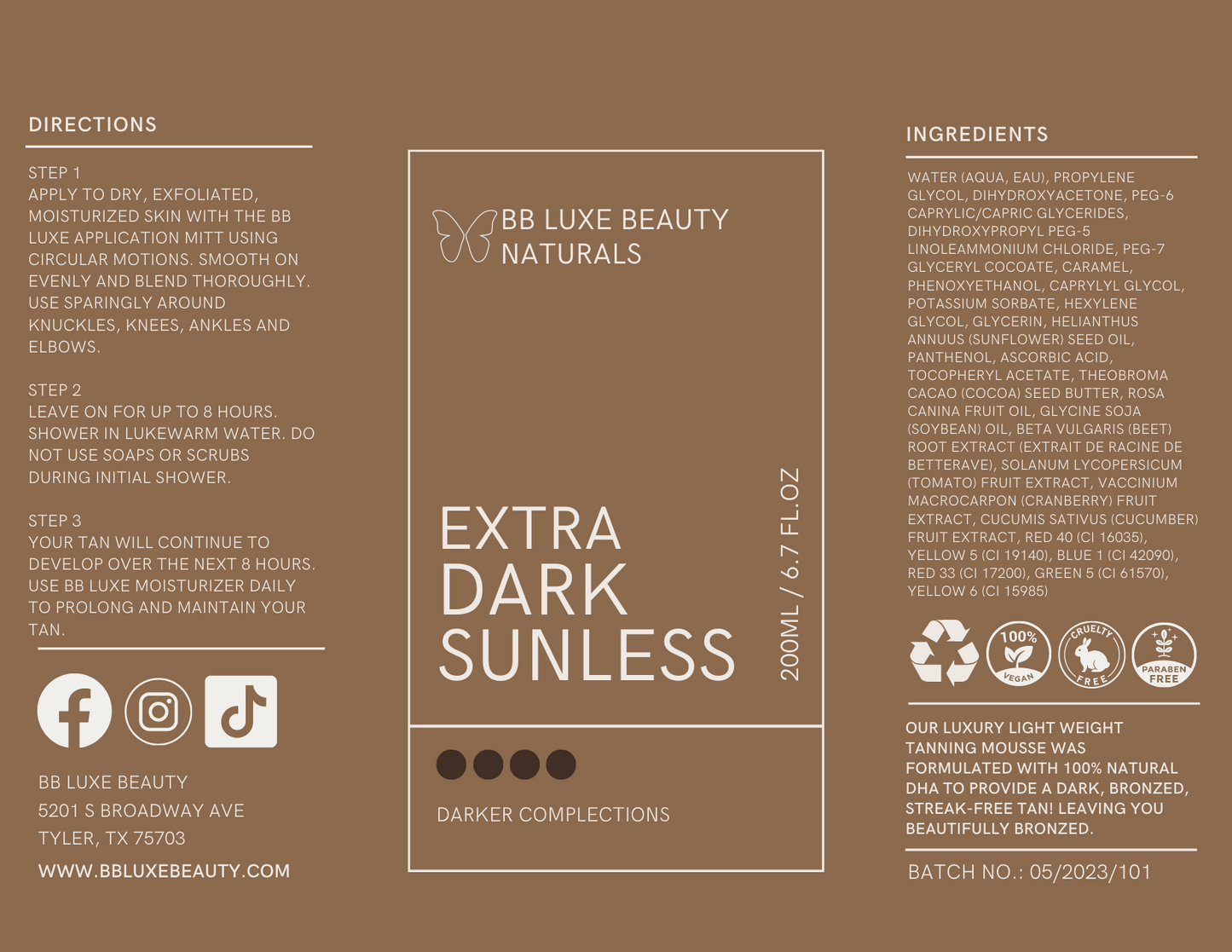 Ultra Dark Tan Mousse