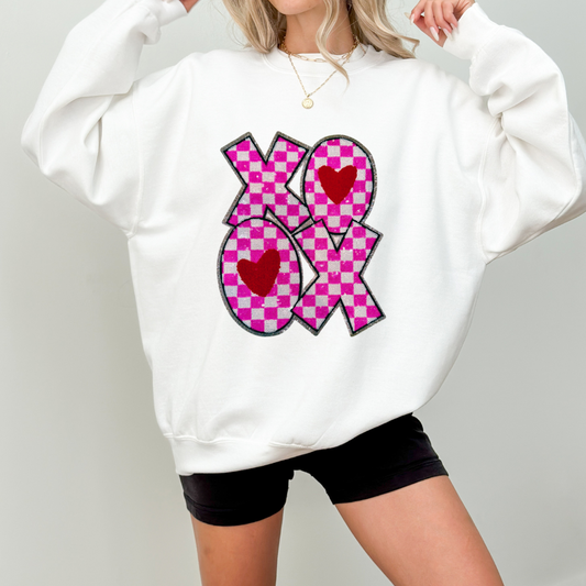 XOXO SEQUIN SWEATSHIRT - LIMITED RELEASE